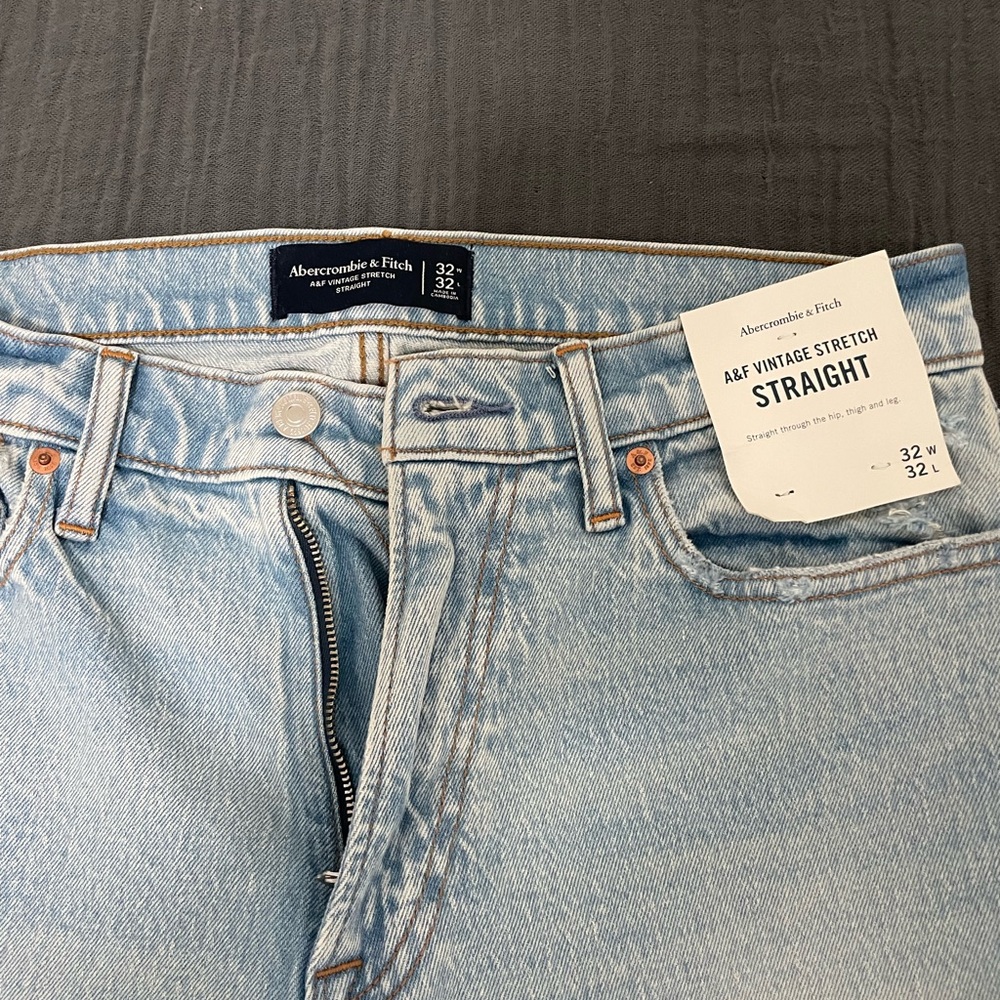 Abercrombie & Fitch Vintage Stretch Light Blue Jeans